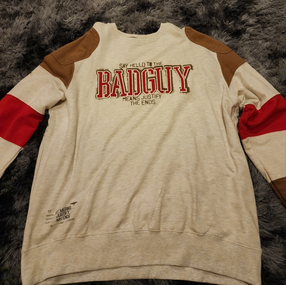 Say hello to the bad guy sweater